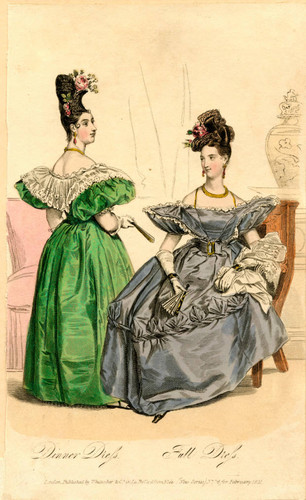 Dinner dress and full dress, Winter 1831