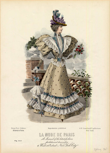 American fashion, Spring 1896