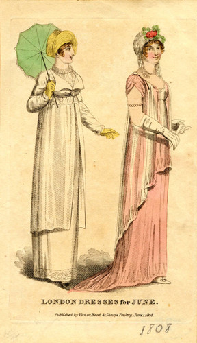 Summer dresses, 1808