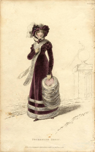 Promenade dress, Winter 1822  Calisphere