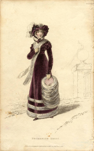 Promenade dress, Winter 1822