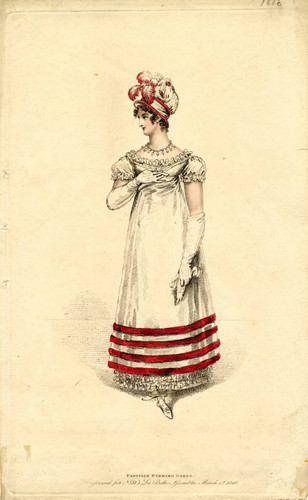 Evening dress, Spring 1816