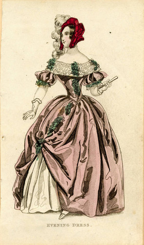 Evening dress, 1835