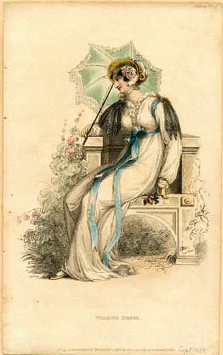 Walking dress, Autumn 1812