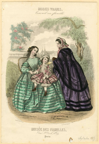 French family group, 1857