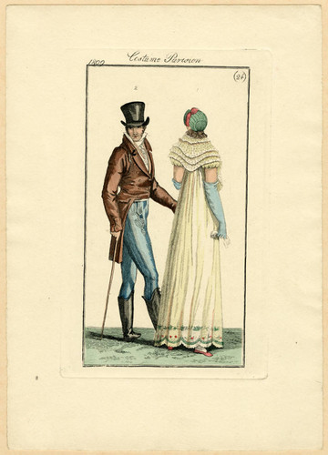 A couple in French fashions, 1809