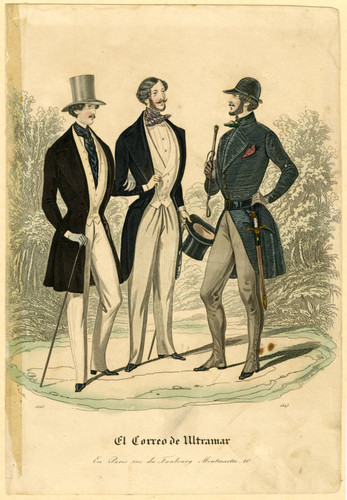 Three gentlemen, 1843