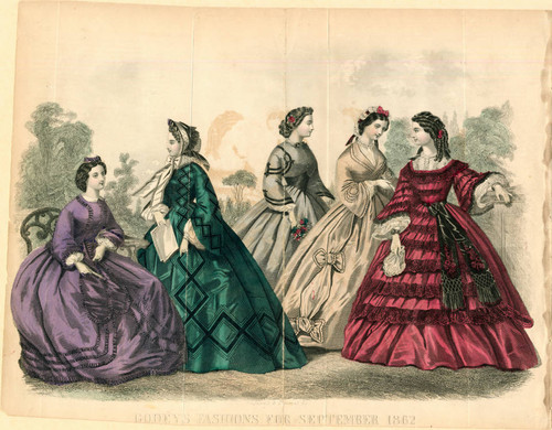 American fashions, Autumn 1862