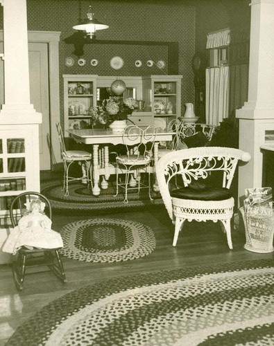 View of a dining room