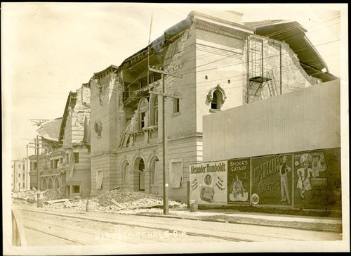 Ruins of Masonic Temple, San Francisco, Calif