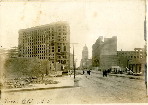 Flood Building and Market Street after San Francisco Earthquake of 1906