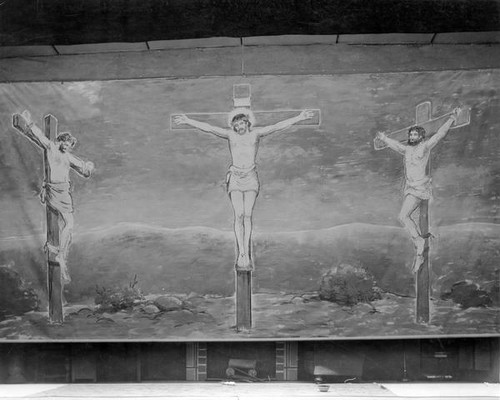 Painting of Jesus on Calvary