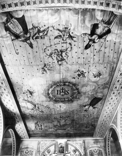 Mission Santa Clara church ceiling