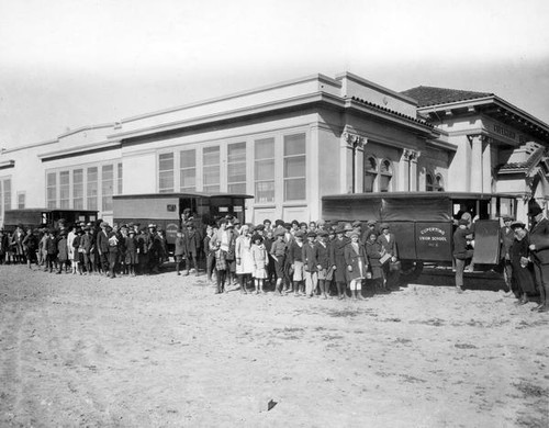 Cupertino Union School and buses