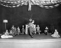 Costumed children on stage