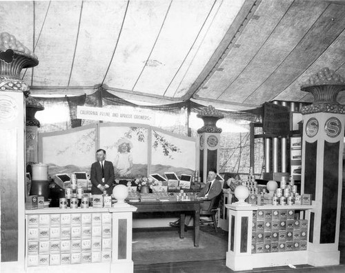 California Prune and Apricot Growers display