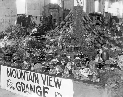 Mountain View Grange display