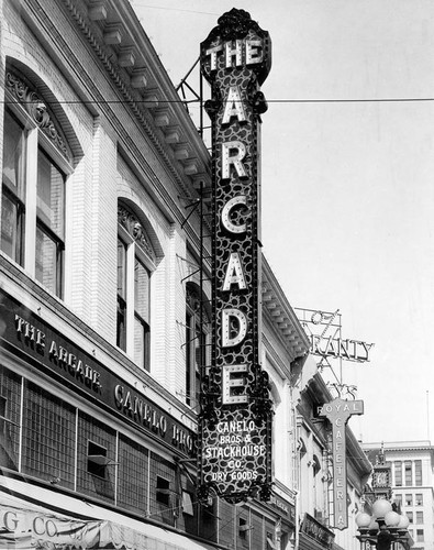 The Arcade neon sign