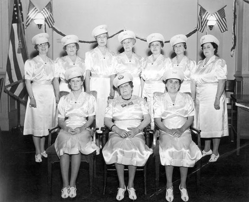 Group photograph of women in uniform