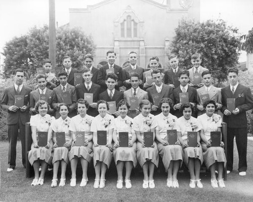 St. Clare Grammar School class photograph