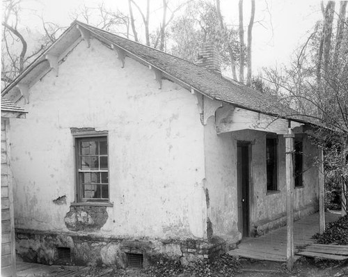 Exterior of deteriorating house