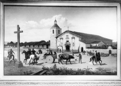 Mission Santa Clara painting