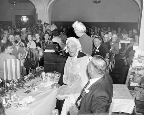 Grange convention banquet scene