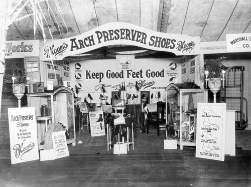 Arch Preserver Shoes display booth