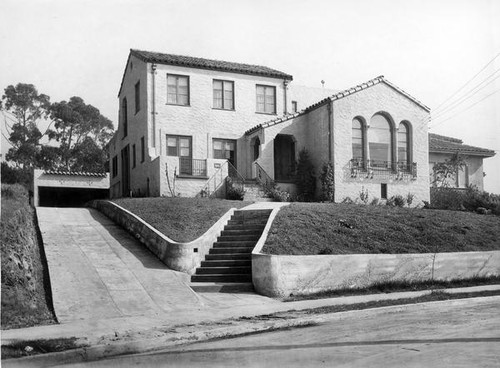 View of a Spanish style house