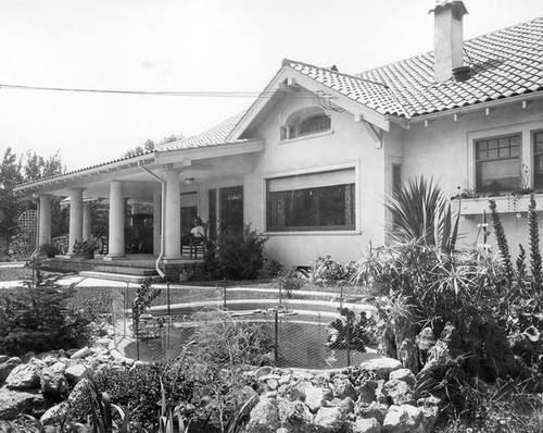 Man sitting on a porch