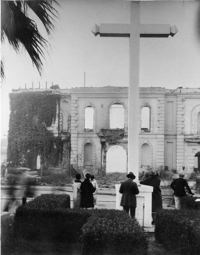 Mission Santa Clara fire