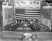 Navy band on stage