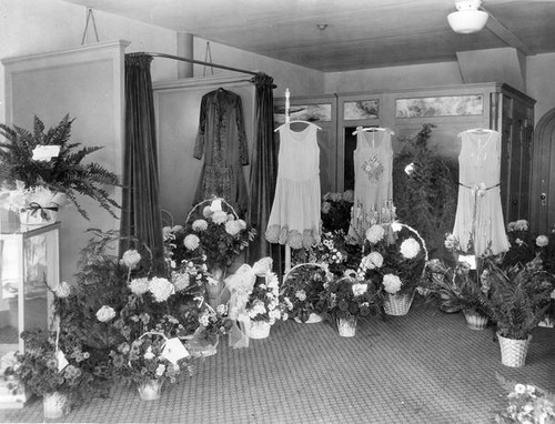 Dresses and flowers