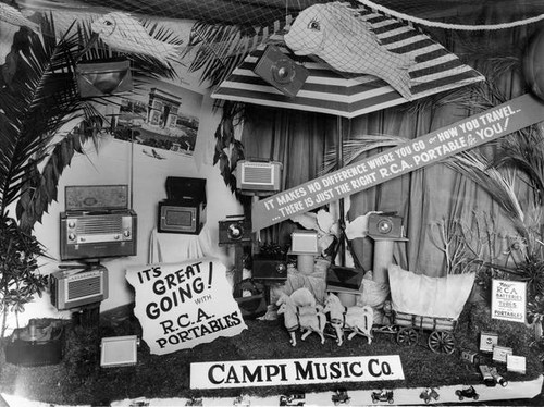 Campi Music Company display