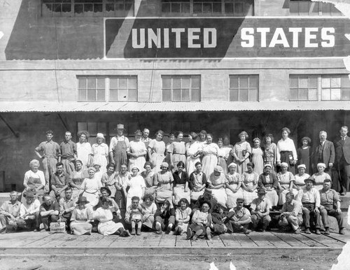 Group photograph of workers