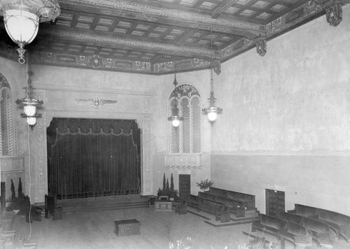 Auditorium room in the Scottish Rite Freemasonry building