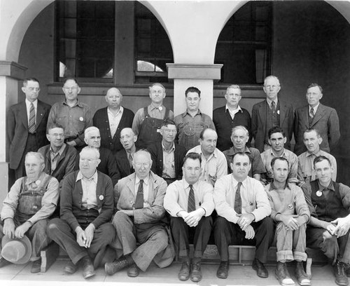 Group photograph of men