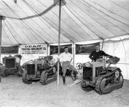 Tractor display — Calisphere