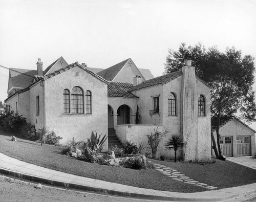 View of a Spanish style house