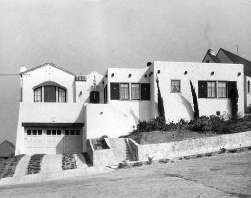 View of a Spanish style house