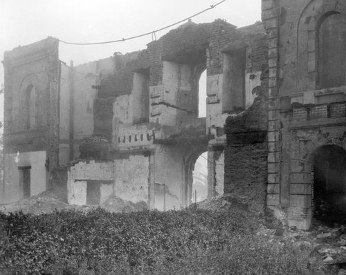 Mission Santa Clara fire