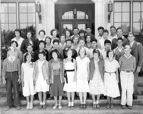 Jefferson Union School students and teacher