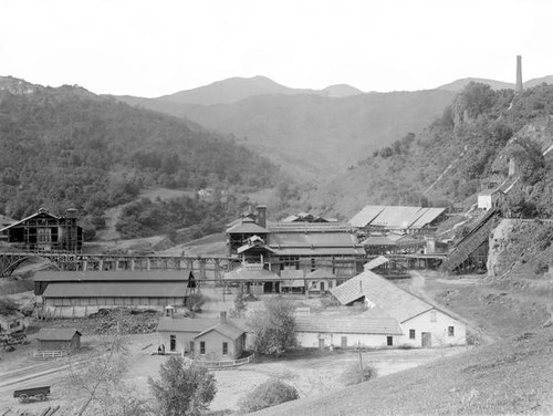 Reduction works at New Almaden Mines