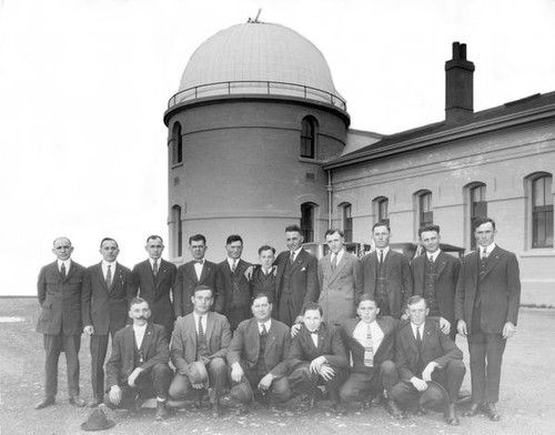 Group photograph of men at Lick Observatory