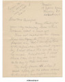 Letter from Arthur Froane to Vahdah Olcott-Bickford