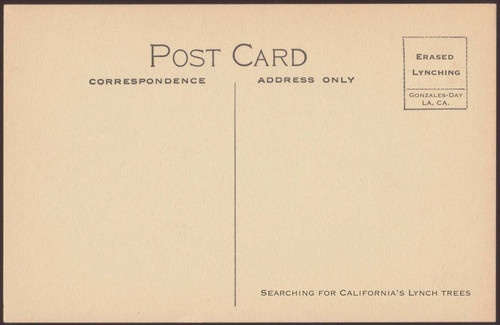 Postcard, back