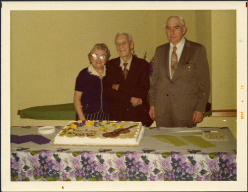 Claude's 100th birthday, 1974-03