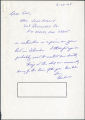 Charles Protzman note to dad, 1968-03-20