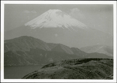 Snow capped mountain