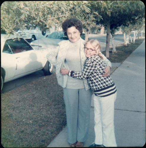 Grandmother and granddaughter, 1975-11